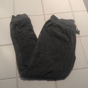 Grey joggers